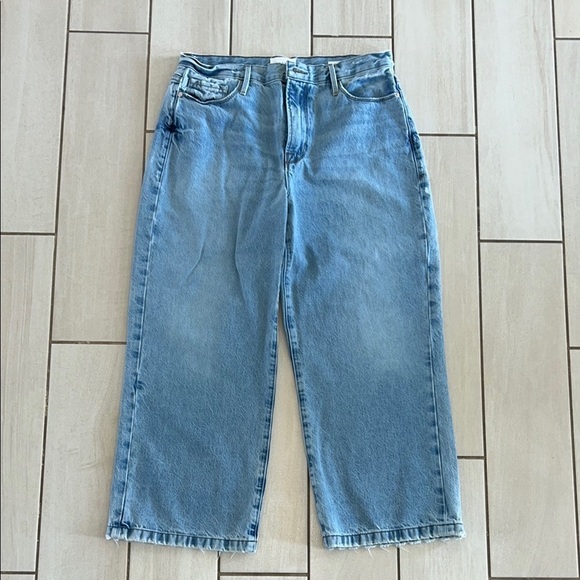 Frame Denim Ali Wide Leg Crop Jeans - Picture 5 of 10